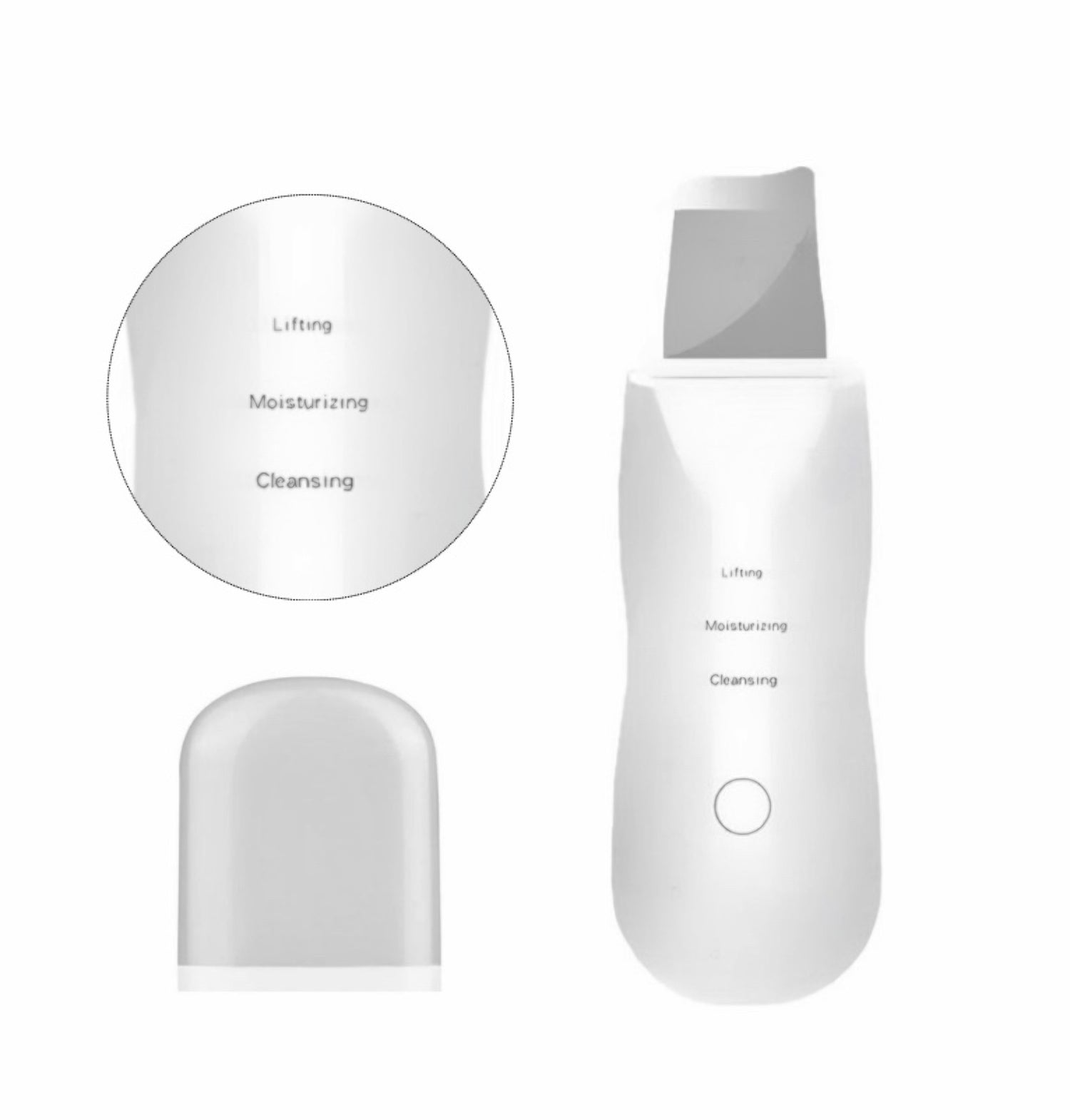Épurateur de peau à ultrasons – Nettoyage profond, élimination des points noirs et soin du visage
